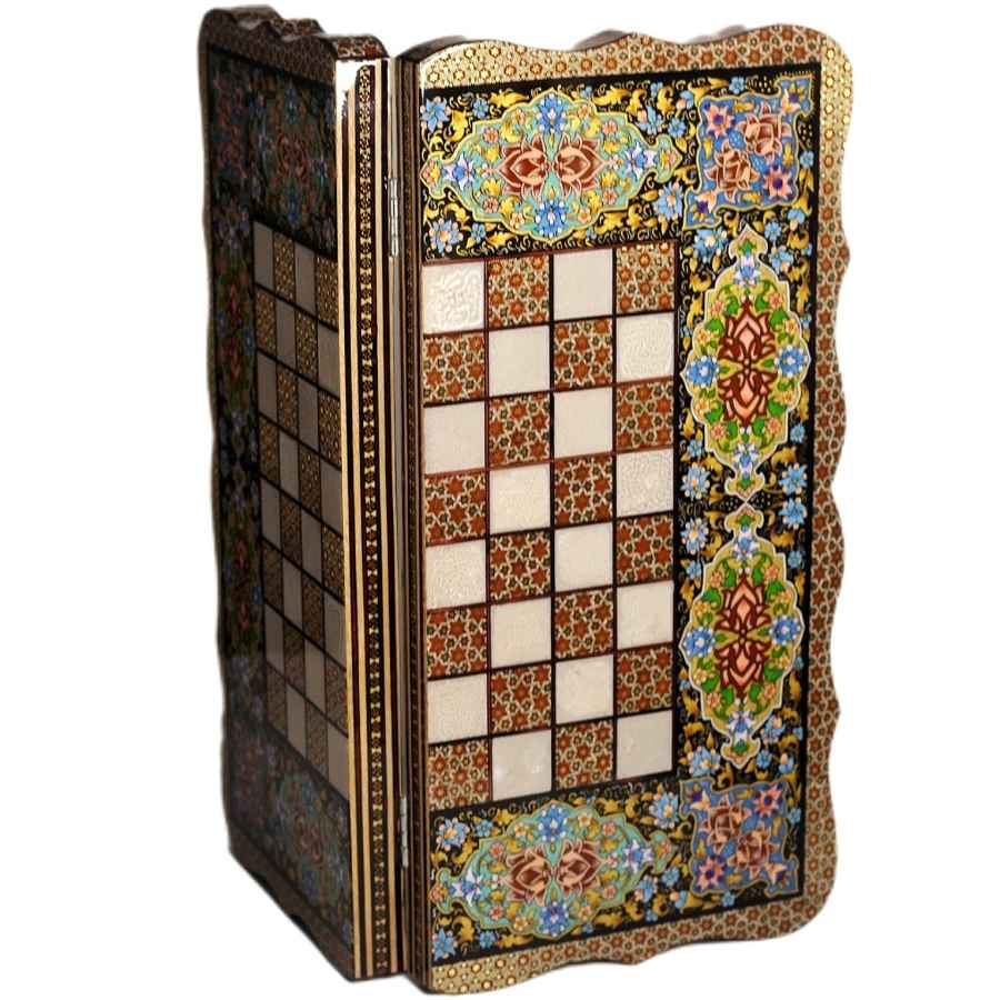 Main image of 波斯 Khatamkari 象棋棋盘 – Laya 型