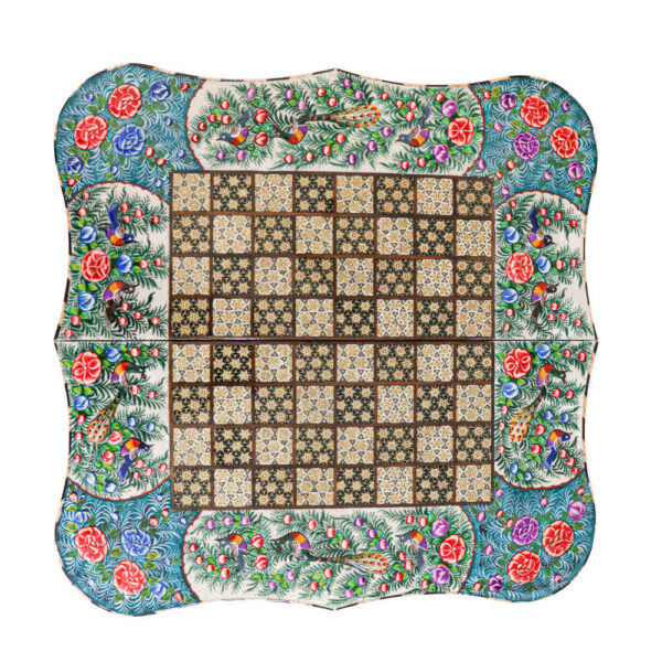 波斯木质镶嵌象棋棋盘 – Miniature 型