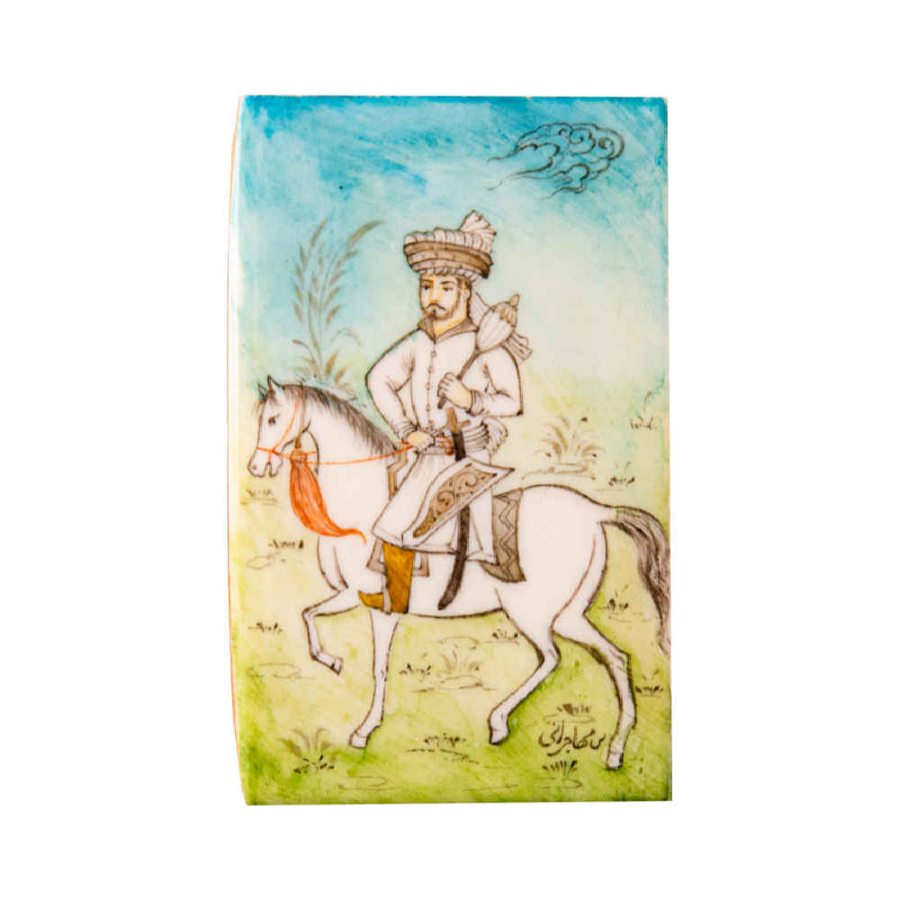 手工骨质首饰盒，波斯风格阿拉什图案