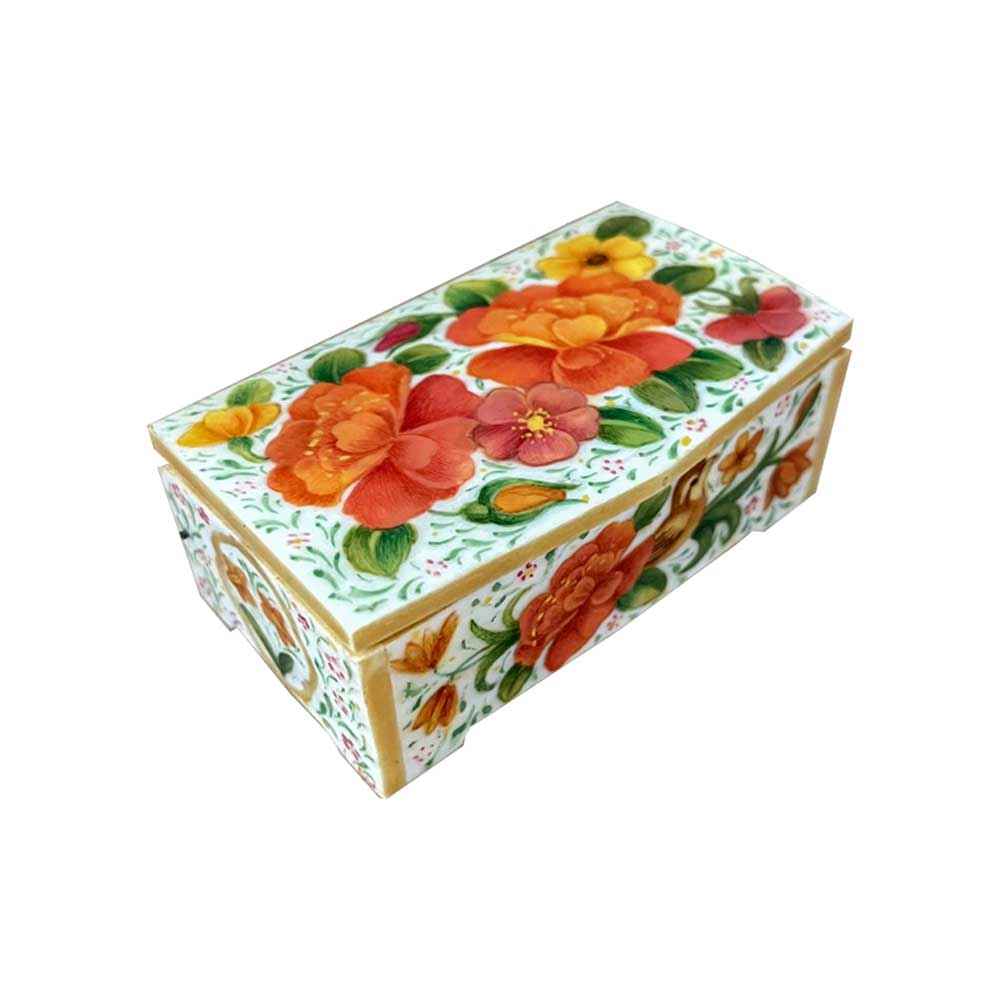 Main image of 手工骨质首饰盒，波斯风格卡里姆图案