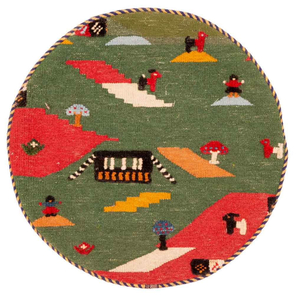 Main image of 波斯基里姆靠垫套 – 手工编织哈米德款