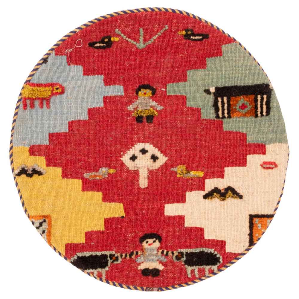 Main image of 波斯基里姆靠垫套 – 手工编织基娅娜款