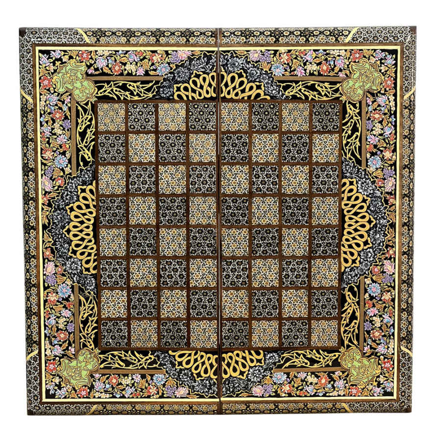 Main image of 波斯镶嵌木质象棋棋盘 – Soha 型