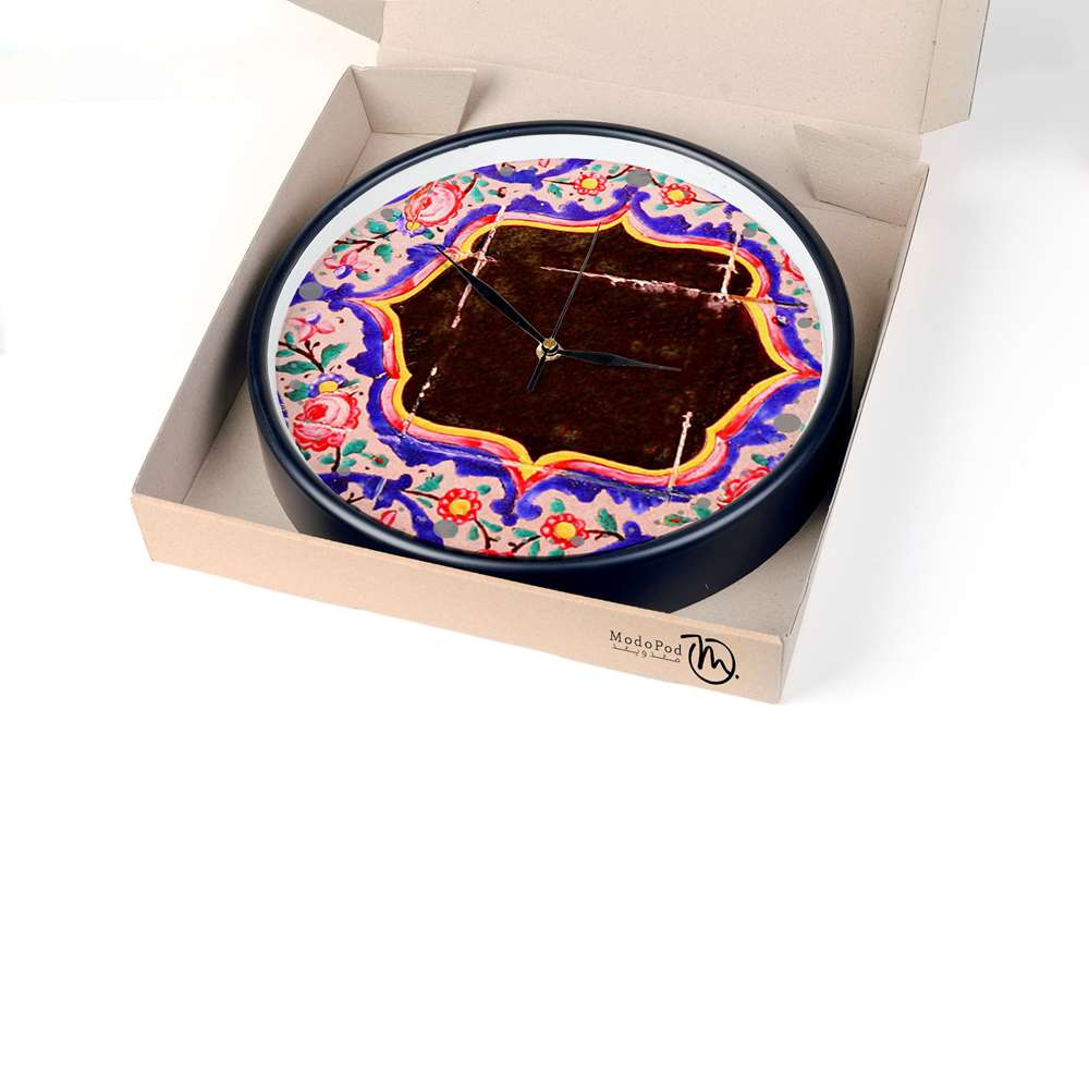 波斯风格模拟图案壁挂时钟 – Atefeh