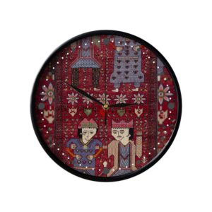 波斯风格模拟图案壁挂时钟 – Eshgh