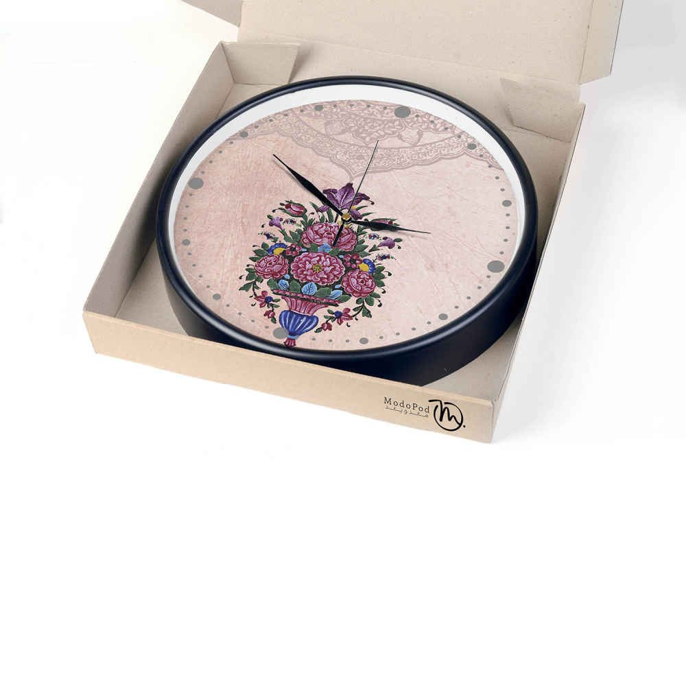 波斯风格模拟图案壁挂时钟 – Goldan