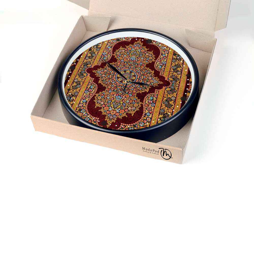 波斯风格模拟图案壁挂时钟 – Toreh