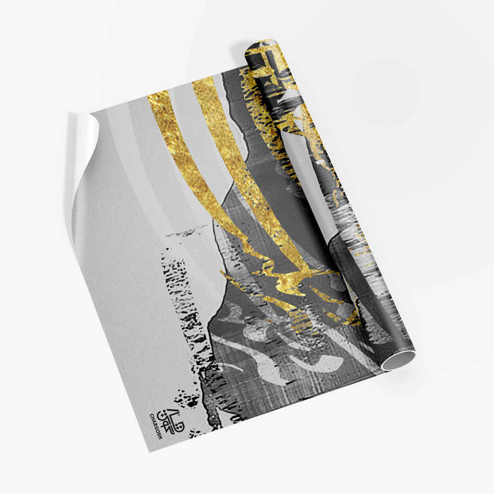 波斯书法墙纸 – Masti款,现代室内装饰