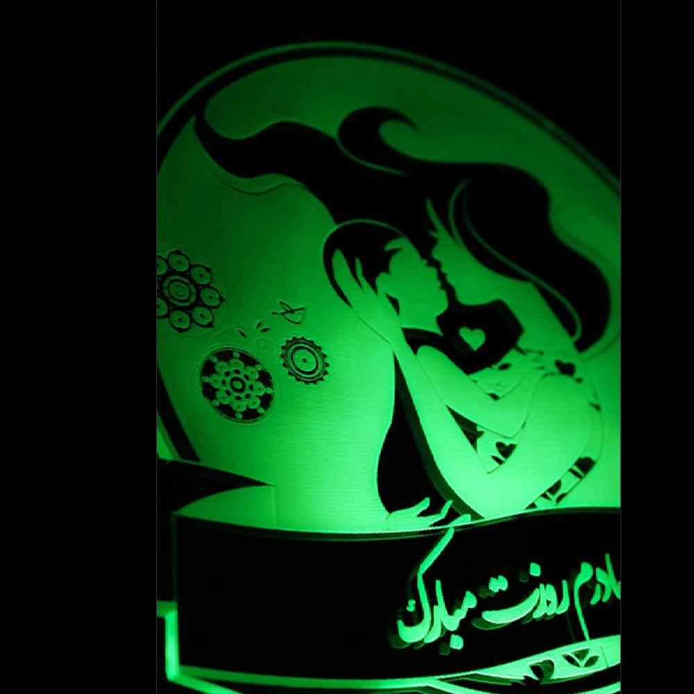 波斯 3D LED 小夜灯——母亲节款