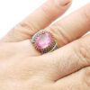 Thumbnail 4: 男款波斯粉托帕石银戒指 Vahab