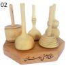 Thumbnail 3: 5 个经典波斯木质陀螺套装 —— 传统手工玩具