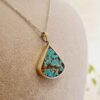 Thumbnail 2: 波斯银吊坠 配绿松石 Nava