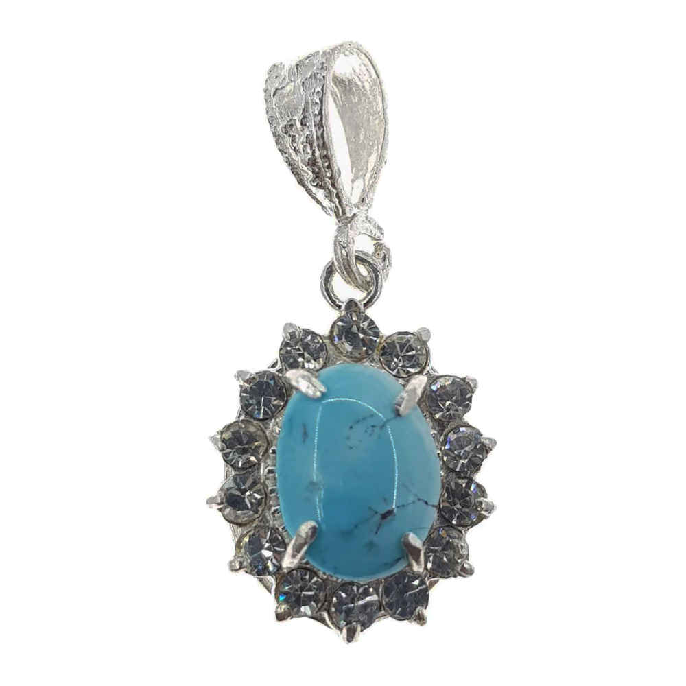 Main image of 波斯银吊坠 配绿松石 Saba