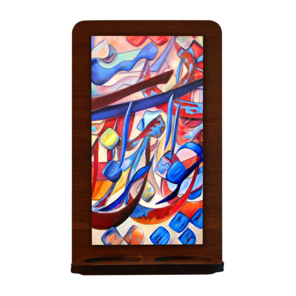 波斯木质墙壁茶蜡烛灯 – Calligraphy 款（2 件）