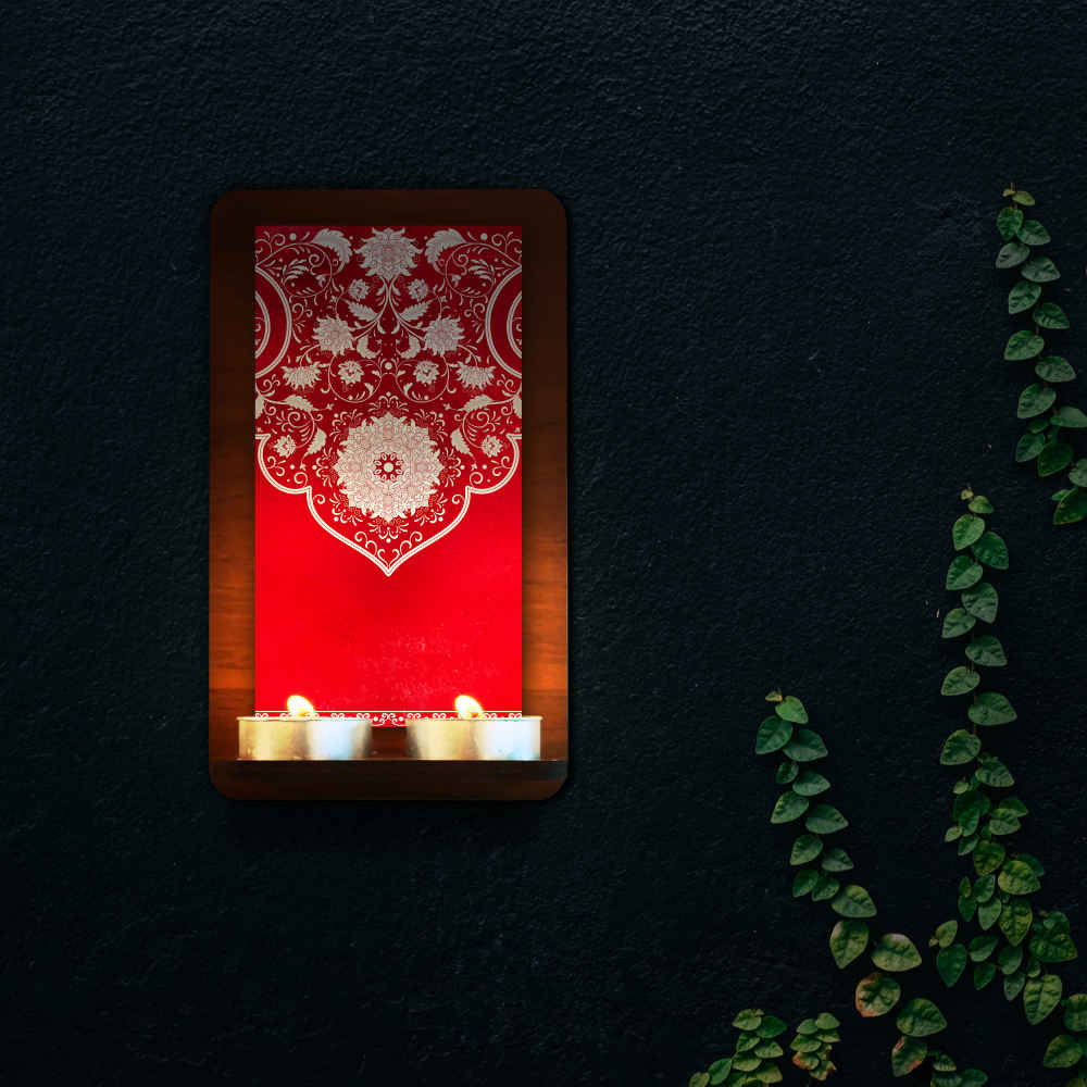 波斯木质墙壁茶蜡烛灯 – Babak 款（2 件）