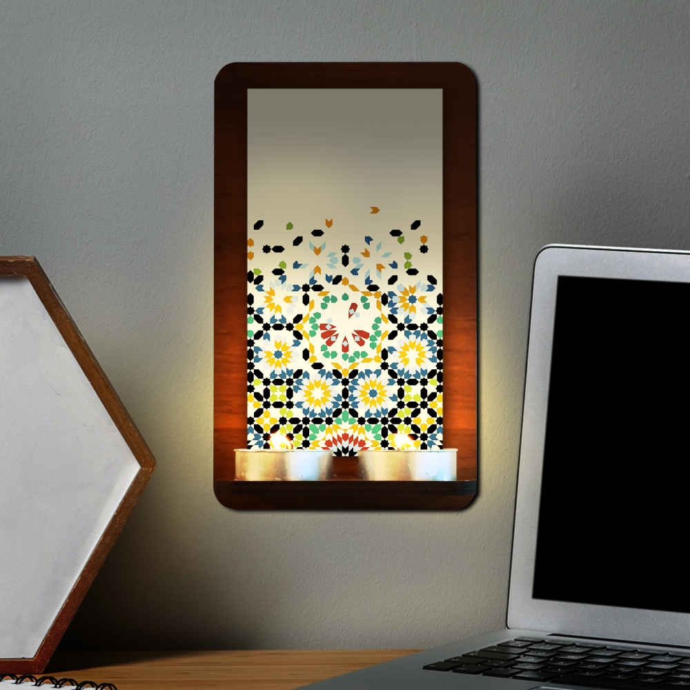 波斯木质墙壁茶蜡烛灯 – Roham 款（2 件）