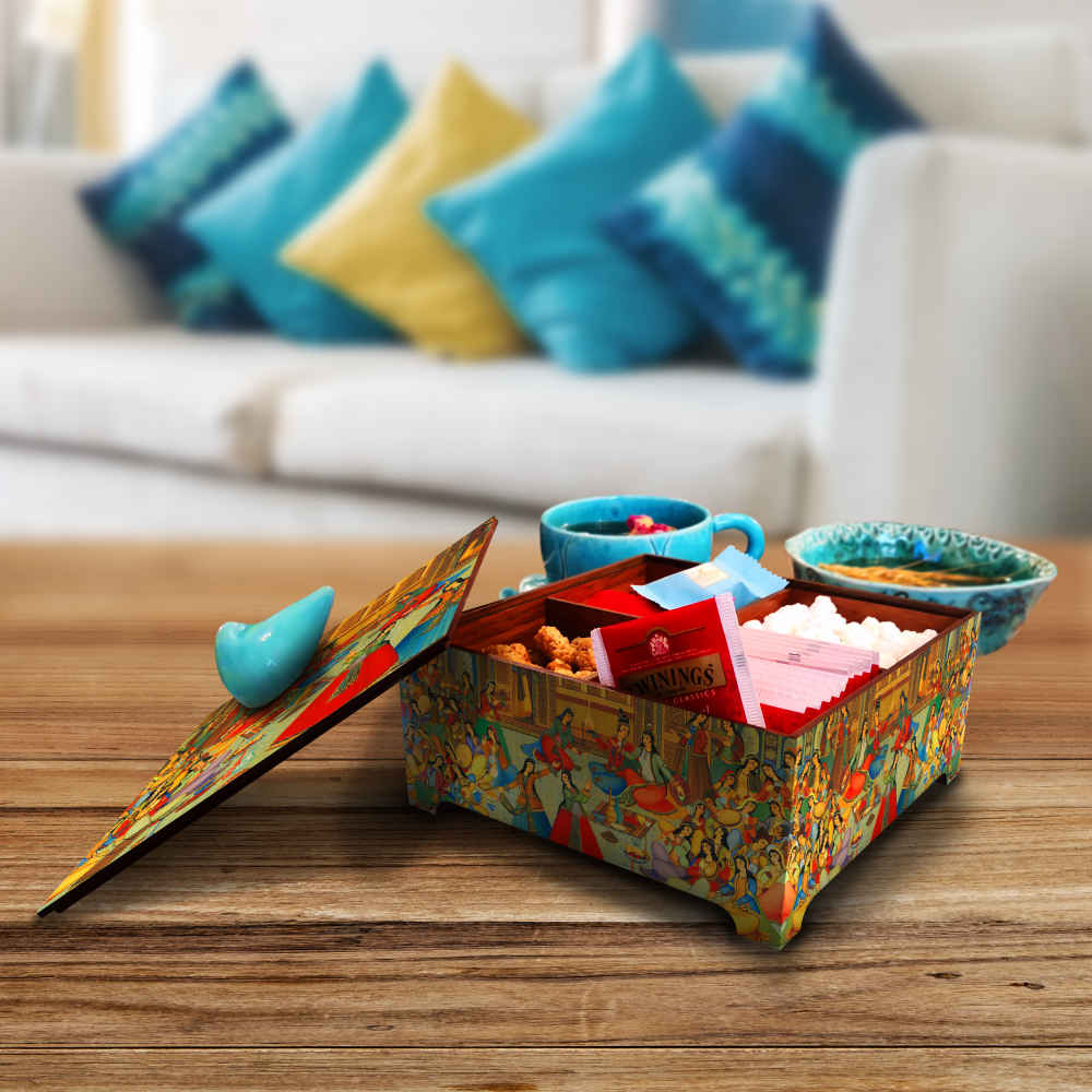 微缩风格木质糖果收纳盒