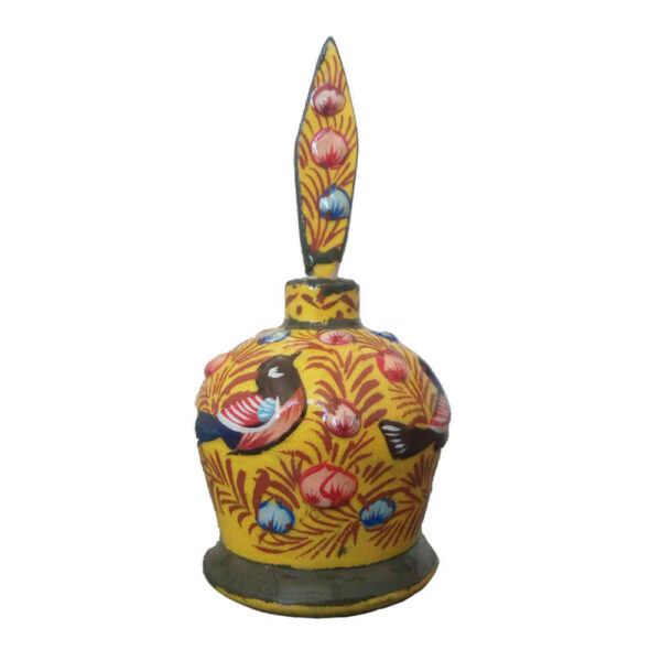 波斯 Surma Dani 容器，木制 Gol o Morgh 款（x2）