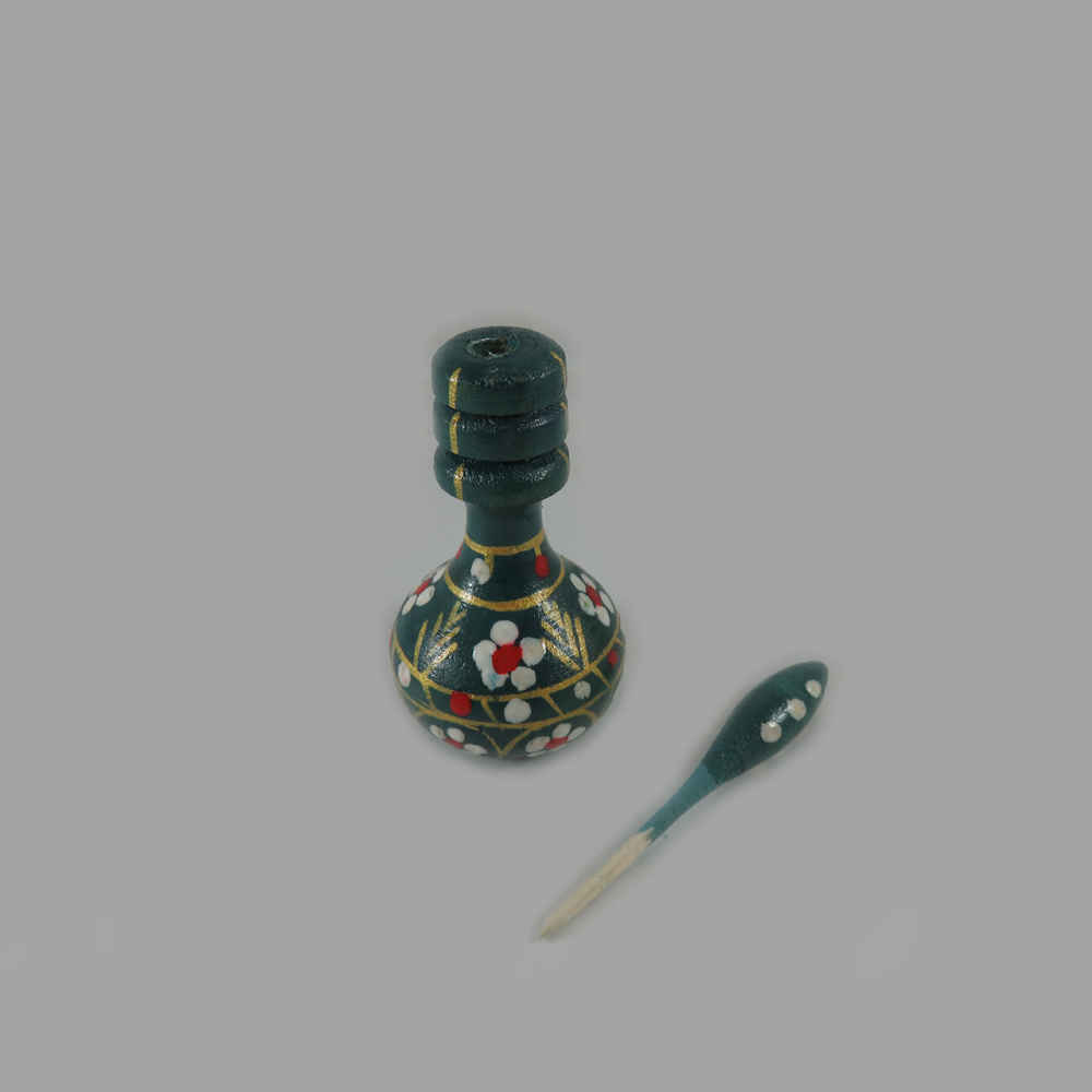 波斯 Surma Dani 容器,木制 Sonati 款(x2)