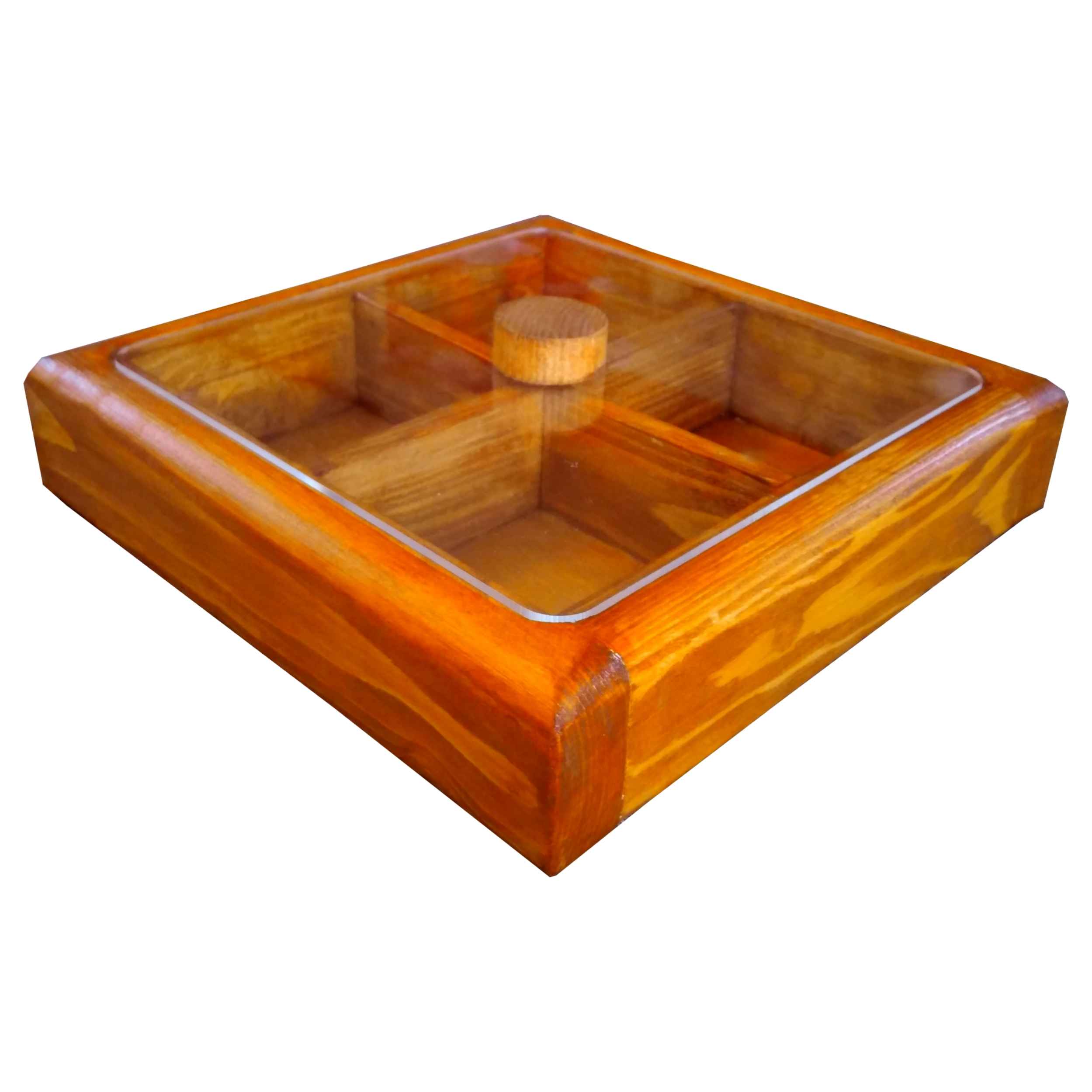 Main image of Lux 款木质坚果与糖果收纳盒