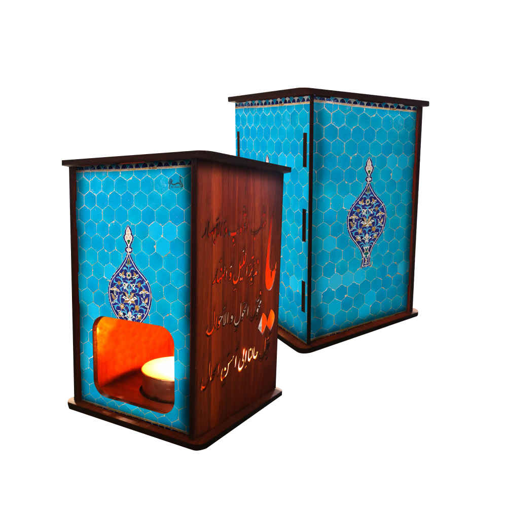 波斯木质茶蜡烛灯 – Sonati 款（2 件）