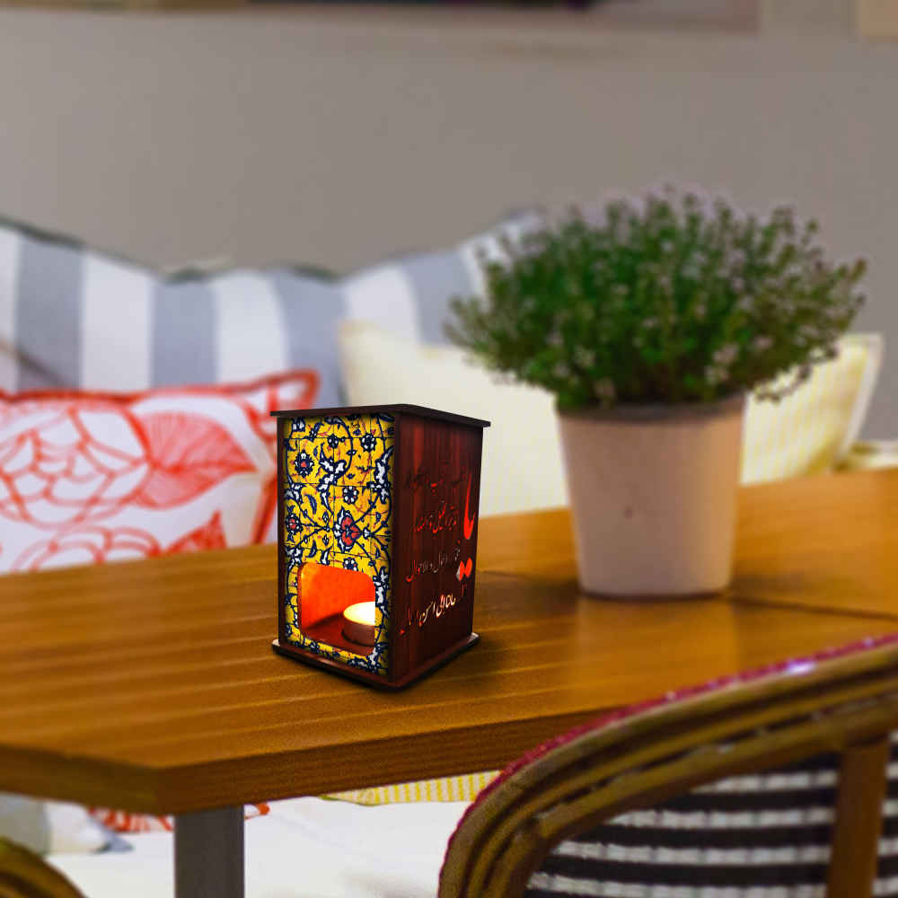 波斯木质茶蜡烛灯 – Tile 款（2 件）