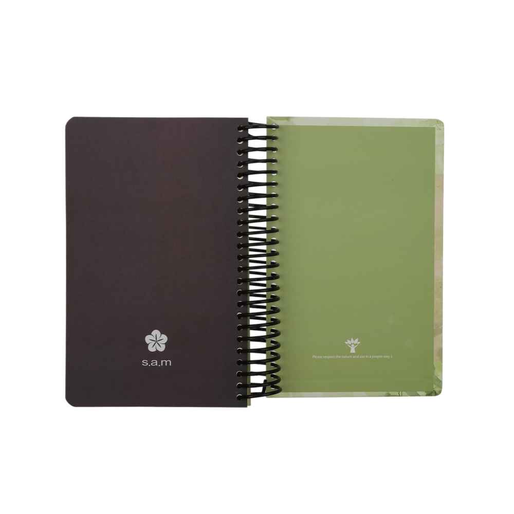 1402波斯日程手帐 绿色叶子图案款