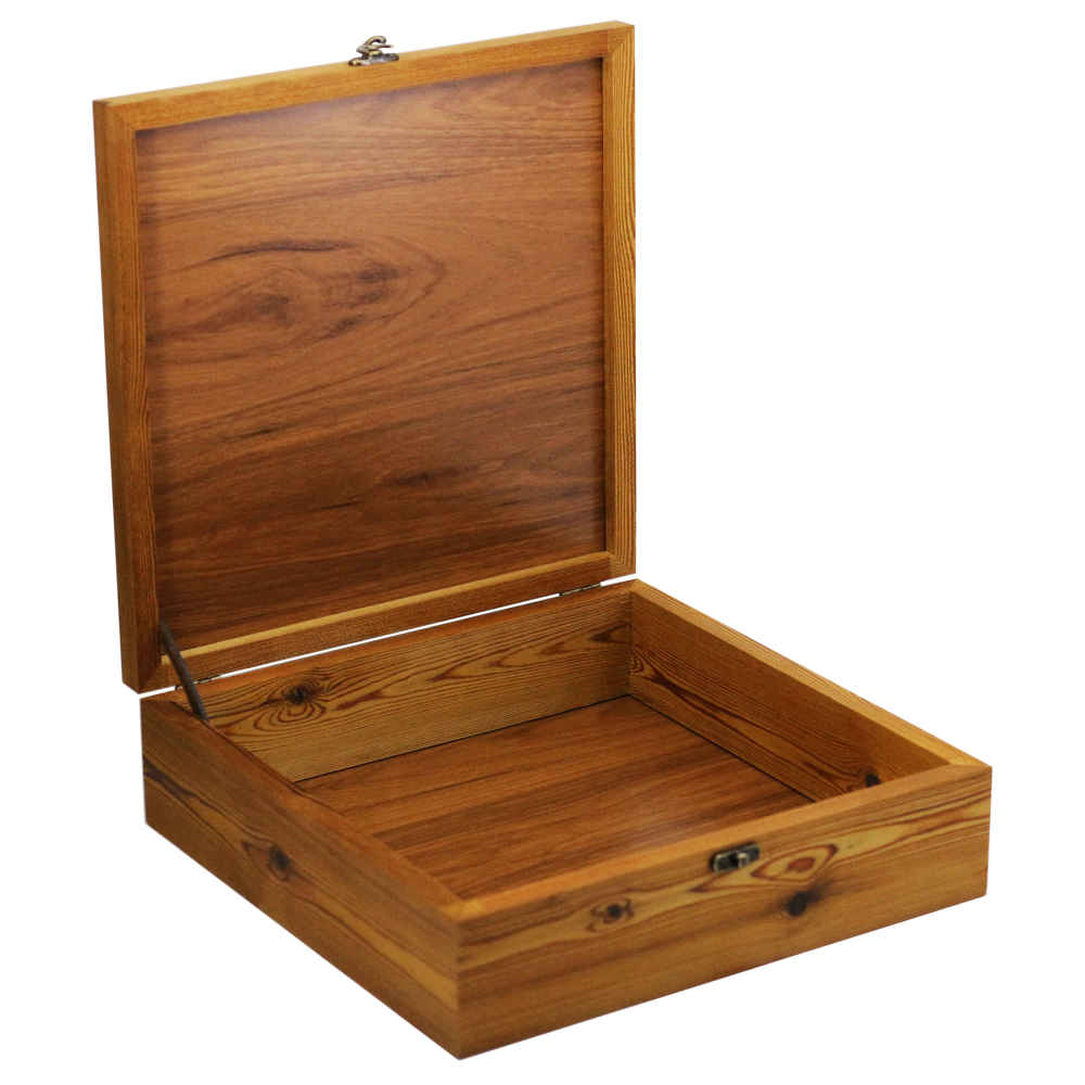 木质茶叶盒收纳 – 带抽屉隔层与波斯图案 Elena 款