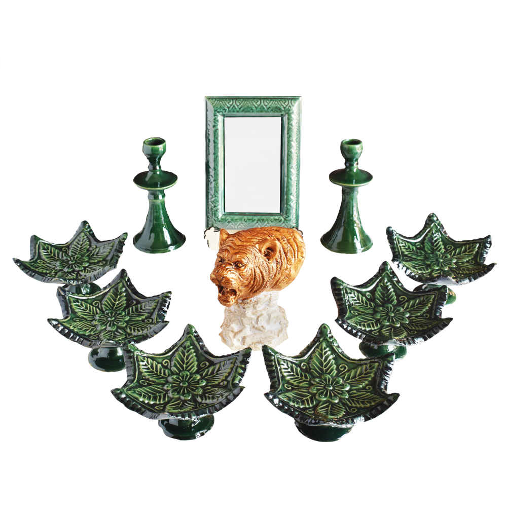 Main image of 哈夫特·辛套装带镜子——适用于诺鲁兹 Sabzineh款（10件套）