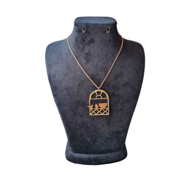 女款波斯黄铜项链 极简风 Morghe Amin
