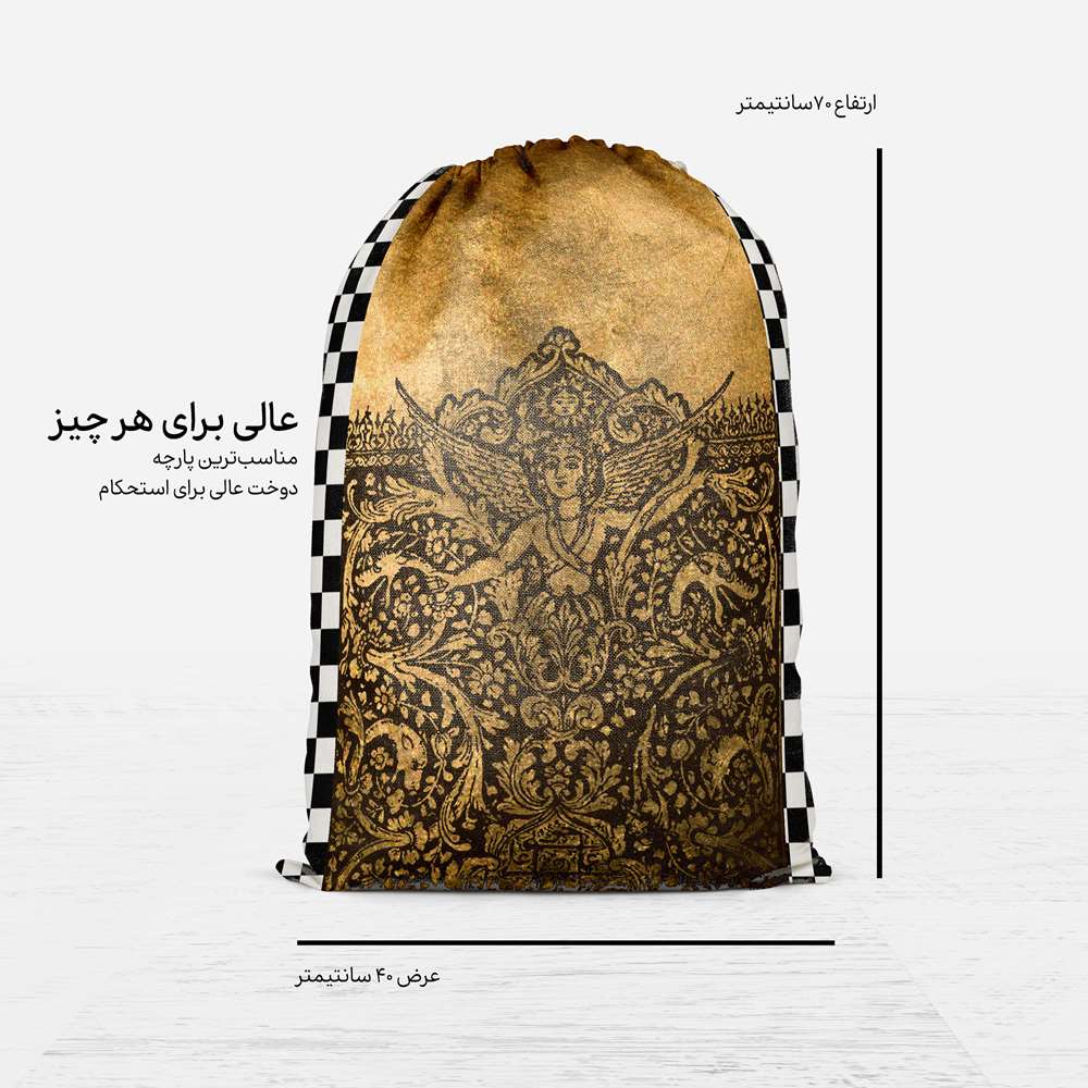 波斯健身束口袋 – Coffee 款