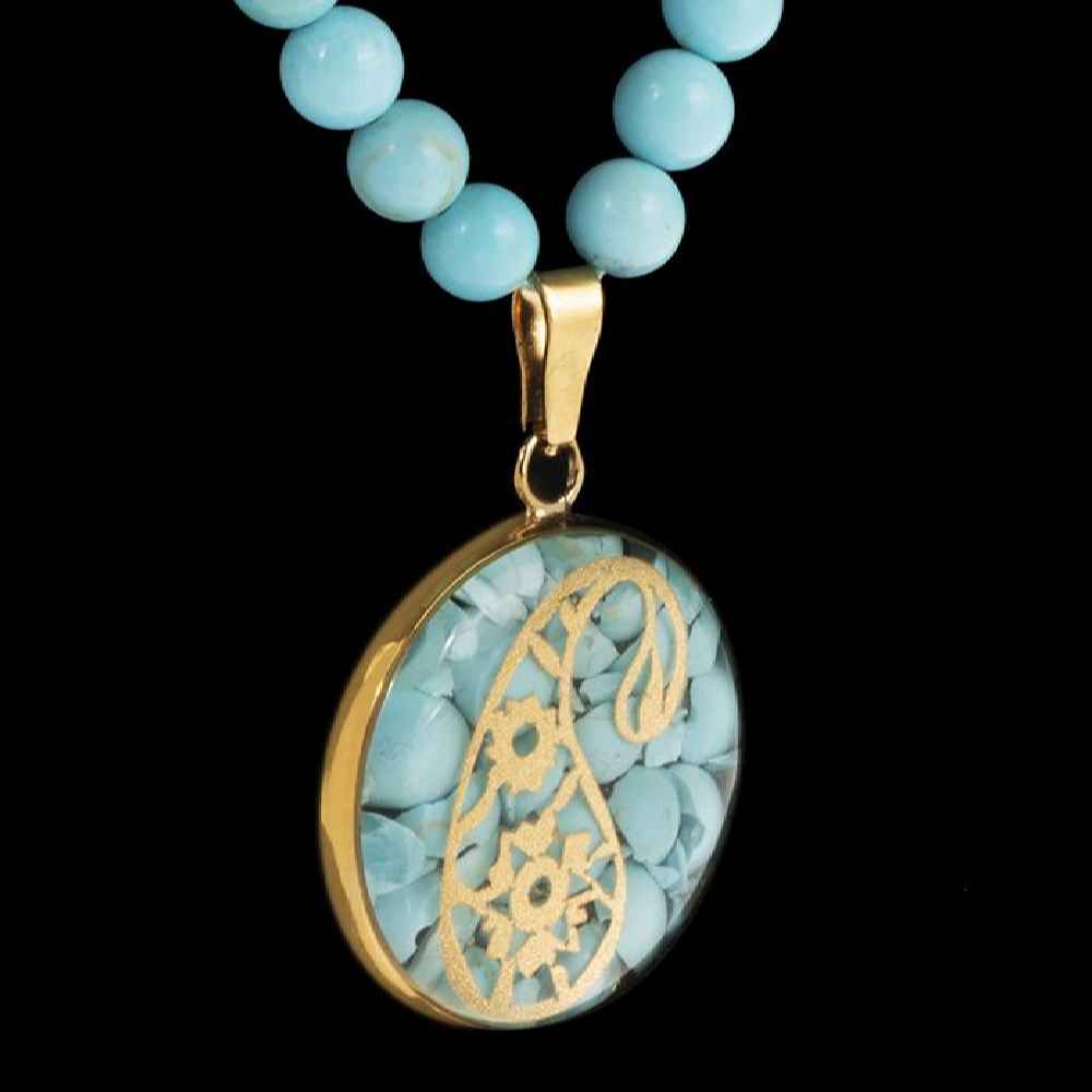 波斯镀金项链 Paisley