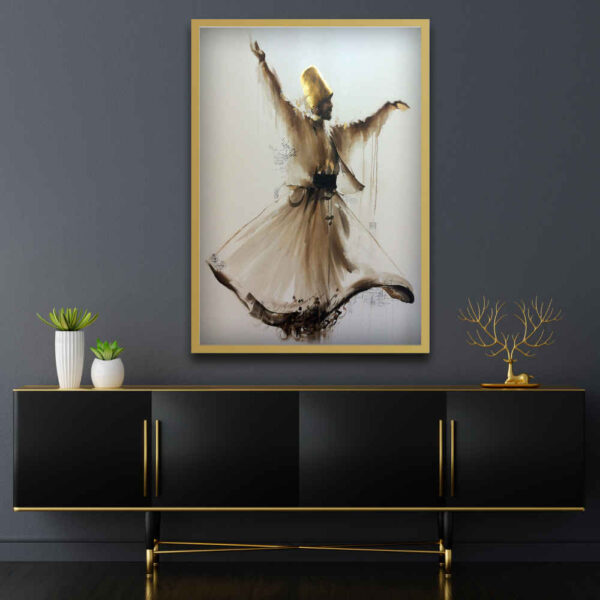 波斯帆布画——印刷 鲁米