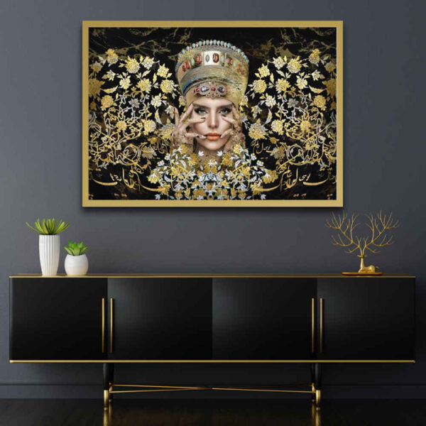 波斯帆布画——印刷 女人