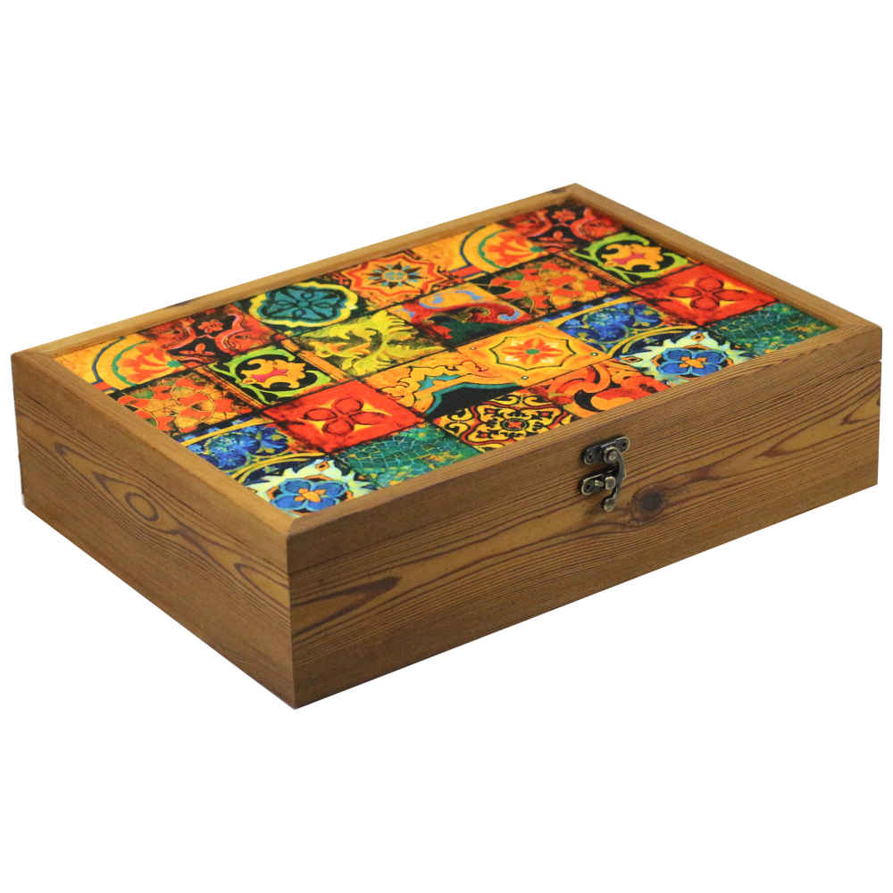 Main image of Termo 图案茶叶盒 – 带功能性抽屉收纳盒