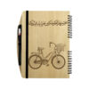 Thumbnail 3: 波斯木质笔记本 – Bike 设计，自行车艺术木质封面