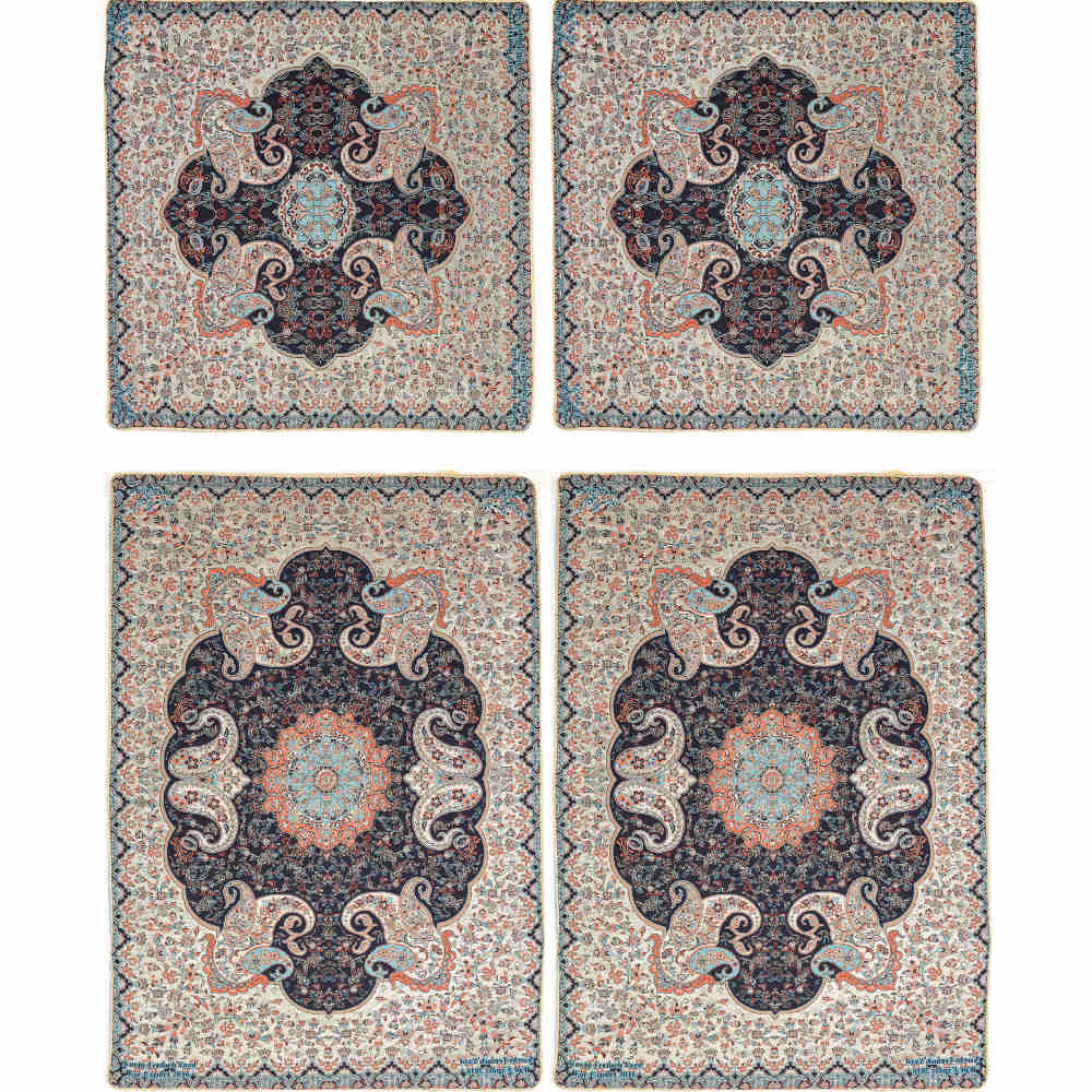 波斯床罩套装 – 东方风格双人，Termeh面料，Toranj款