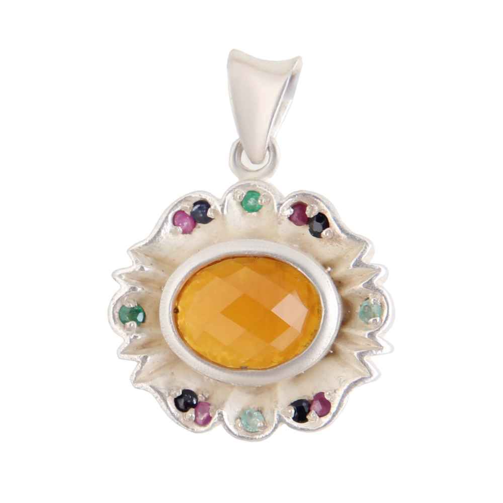 Main image of 波斯银吊坠 经典款 也门玛瑙宝石 Sarvin