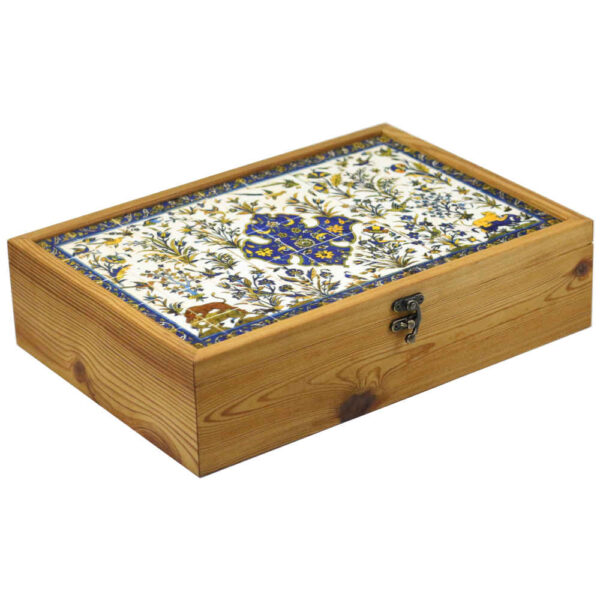 Basir 茶叶收纳盒 – 木质内部分隔盒