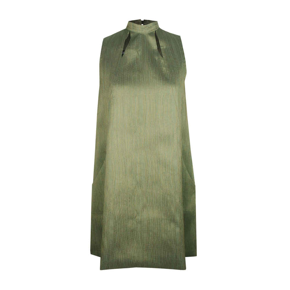 Main image of 女士时尚绿色无袖连衣裙 款式 Carony