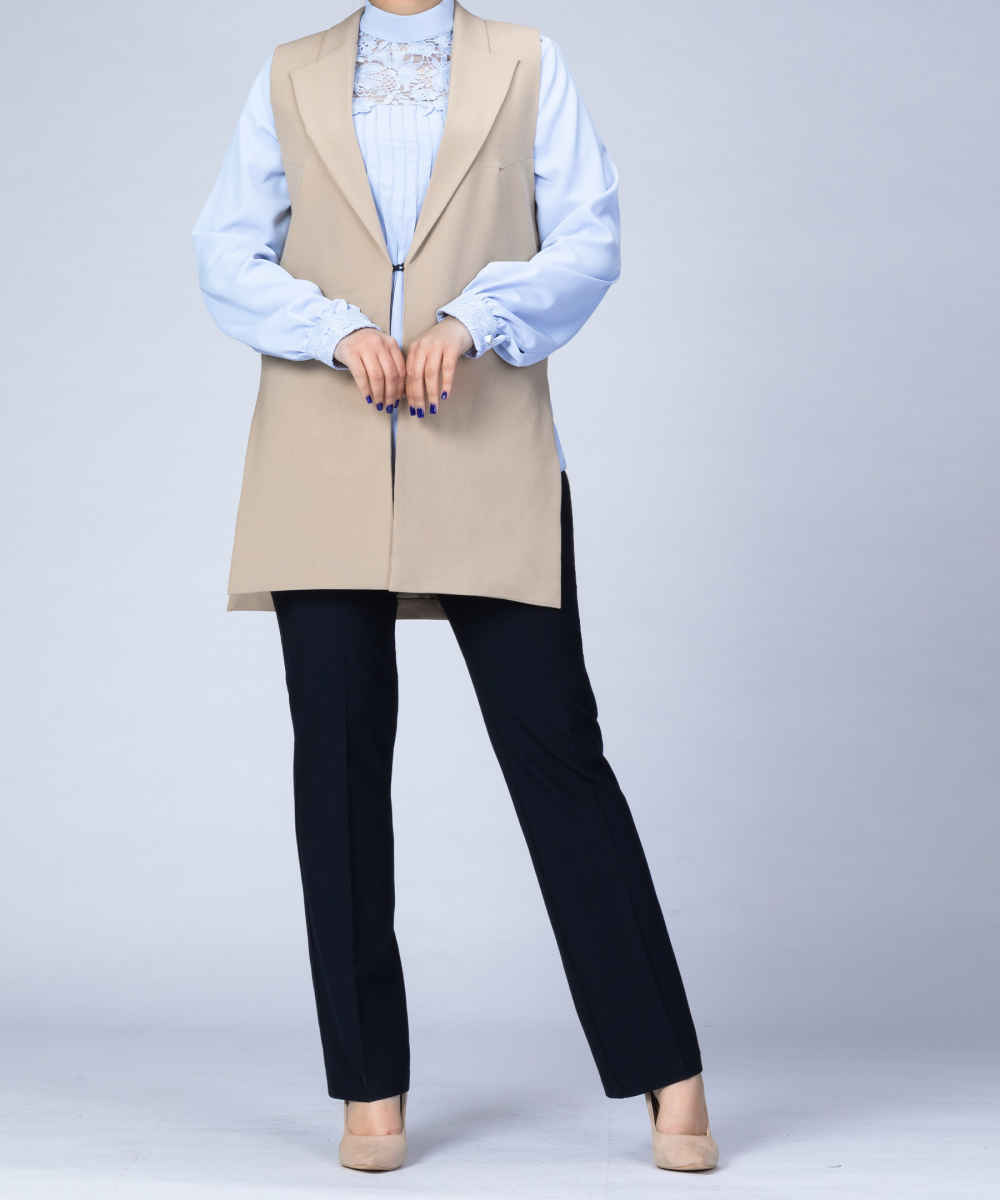 女士时尚无袖西装外套 款式 Mehrsa