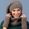 Thumbnail 6: 女士针织帽与围巾套装 Farah 款
