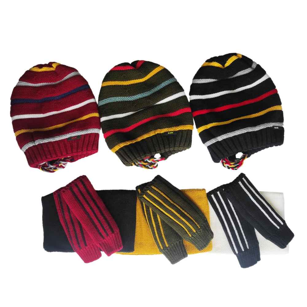 女士针织帽与围巾套装 Hiva 款