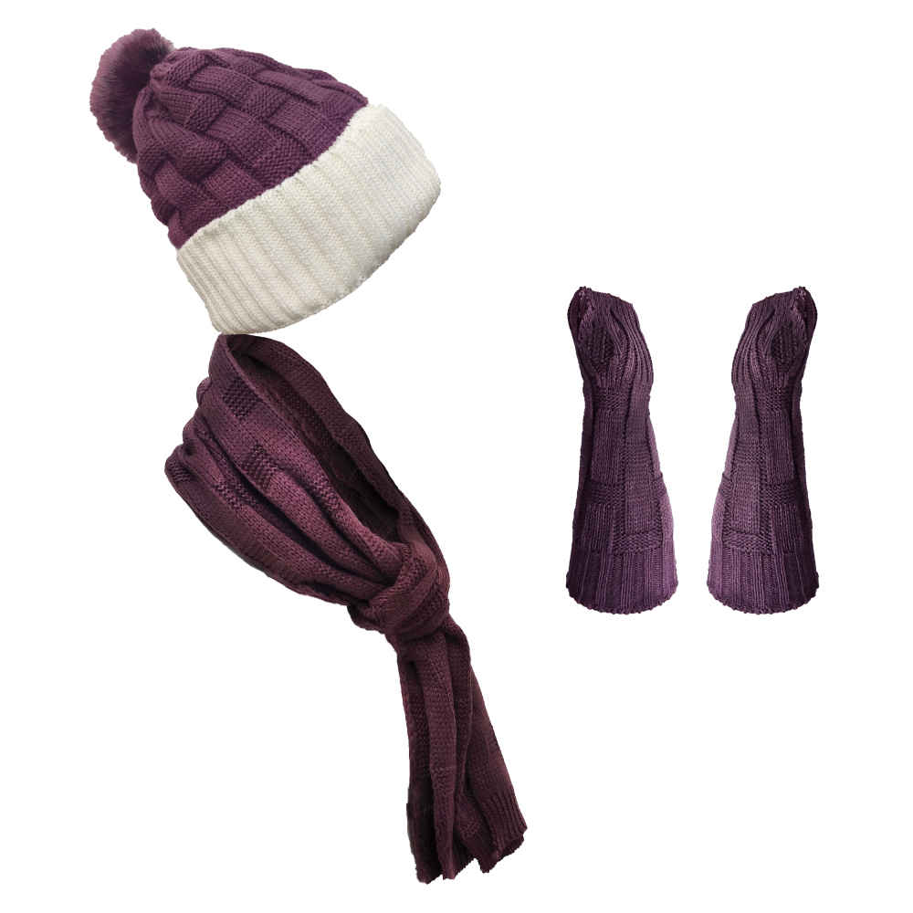 Main image of 女士针织帽与围巾套装 Moline 款