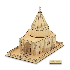 106 件装 3D 拼图 – Baba Rokneddin 陵墓（精细模型）