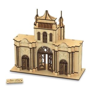 131 件装 3D 拼图 – 国民花园大门（精致模型）