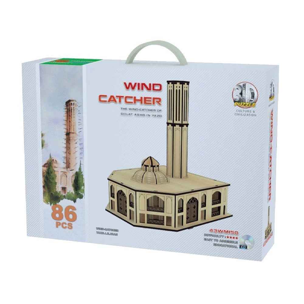 86 件装 3D 拼图 – Dolat Abad 风塔（建筑模型）