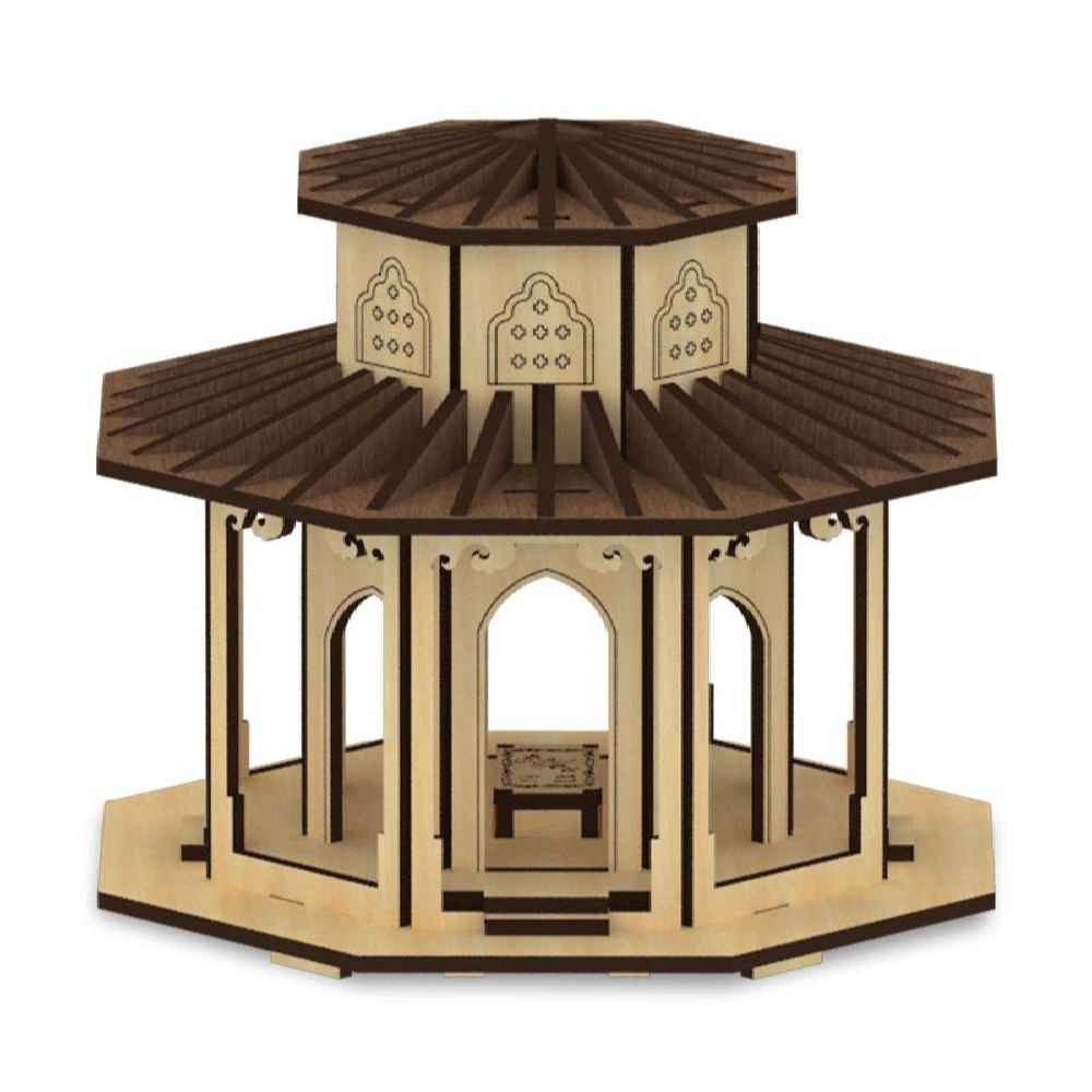 Main image of 87 件装 3D 拼图 – 米尔扎·库查克汗陵墓（复杂设计）