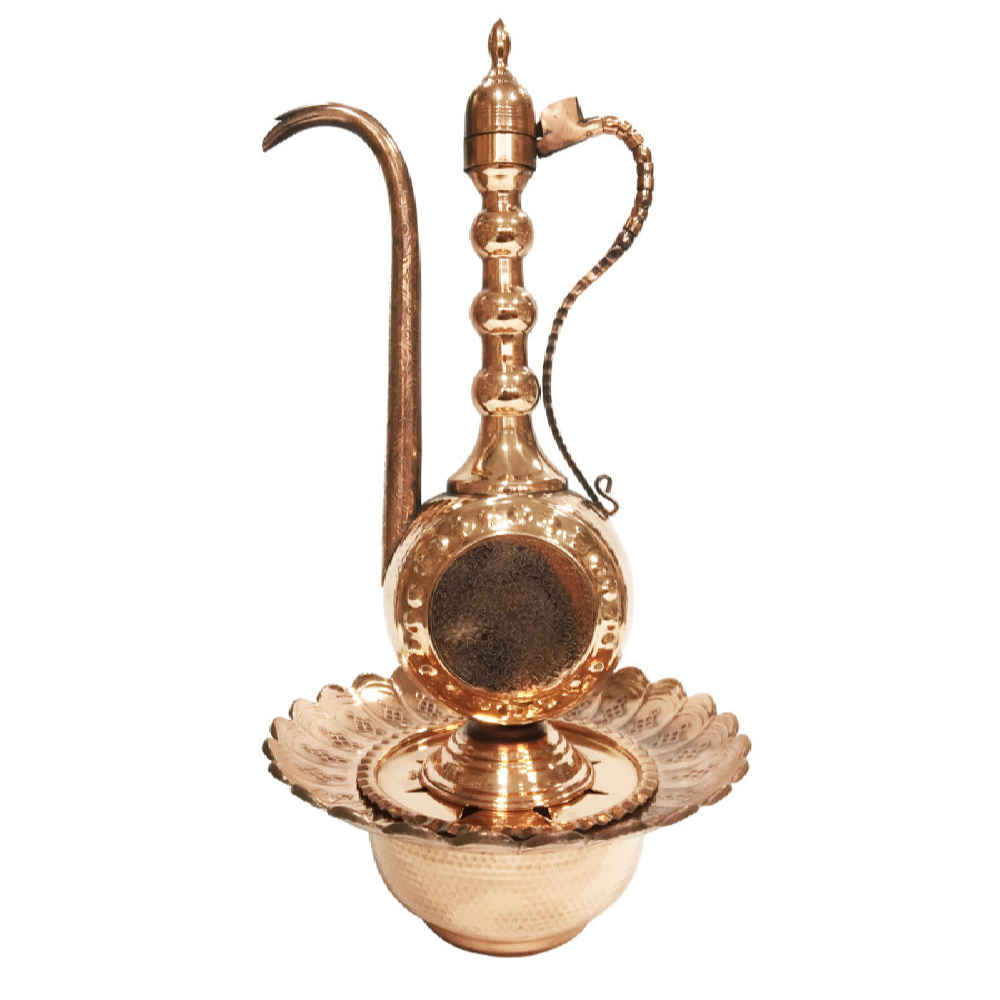 Main image of 装饰波斯铜阿夫塔贝壶带洗脸盆 – Panah 款