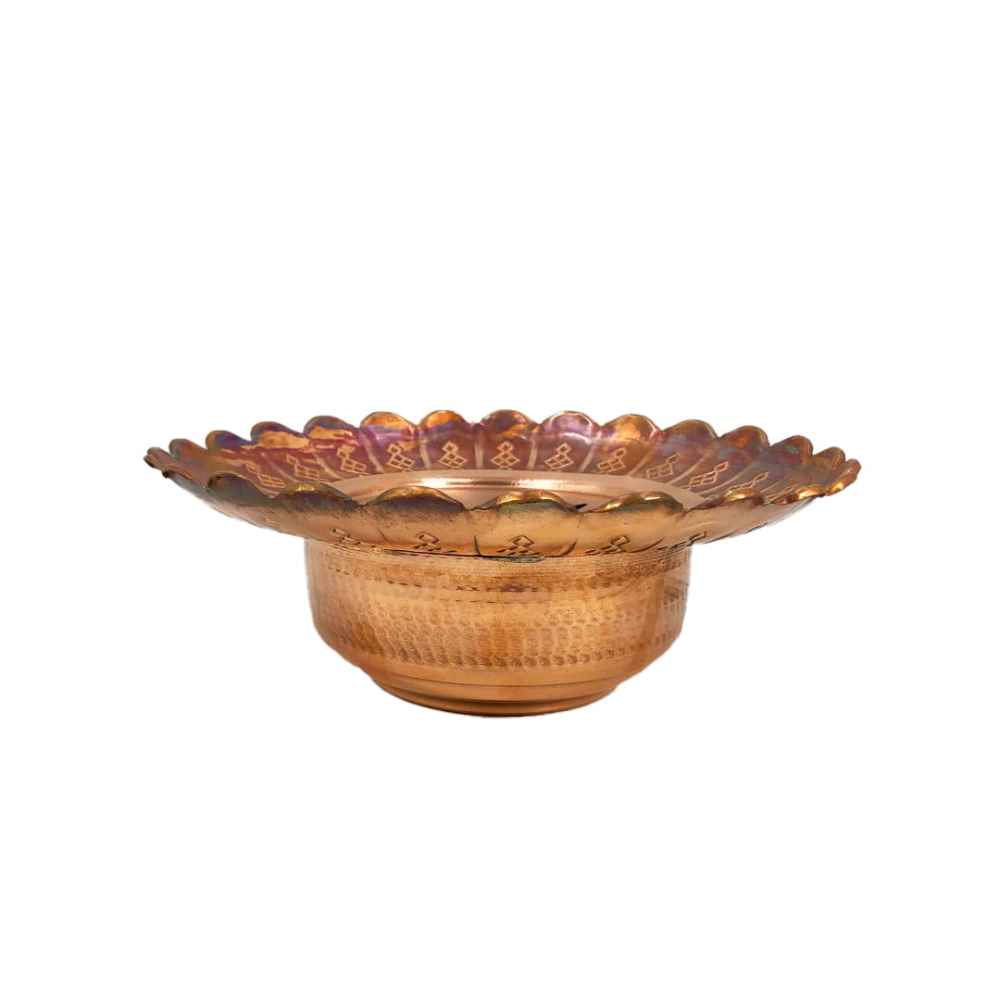 装饰波斯铜阿夫塔贝壶带洗脸盆 – Ilia 款